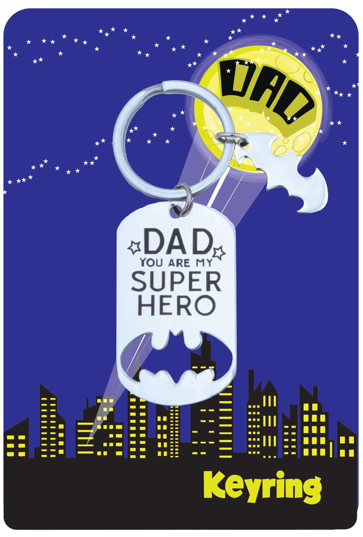 Dad Batman Keychain - 434