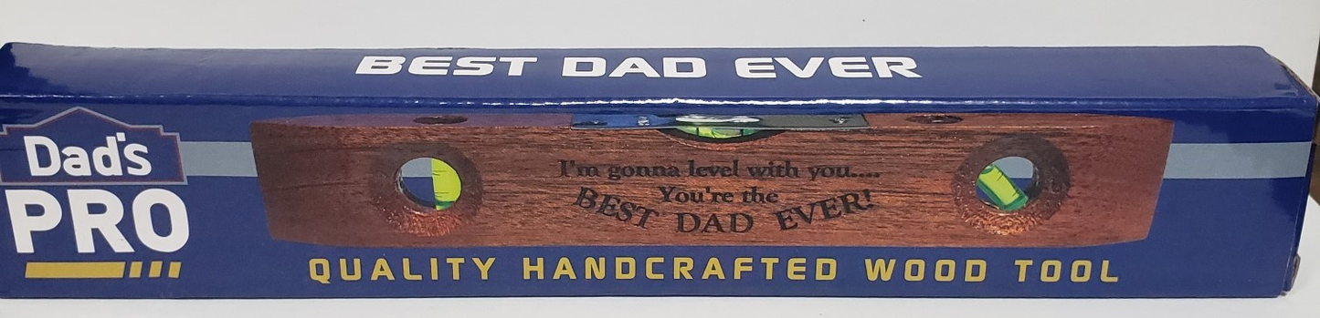 Best Dad Wood Level - 222