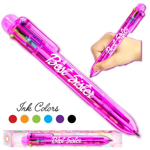 Best Sister 6 Color Pen - 278