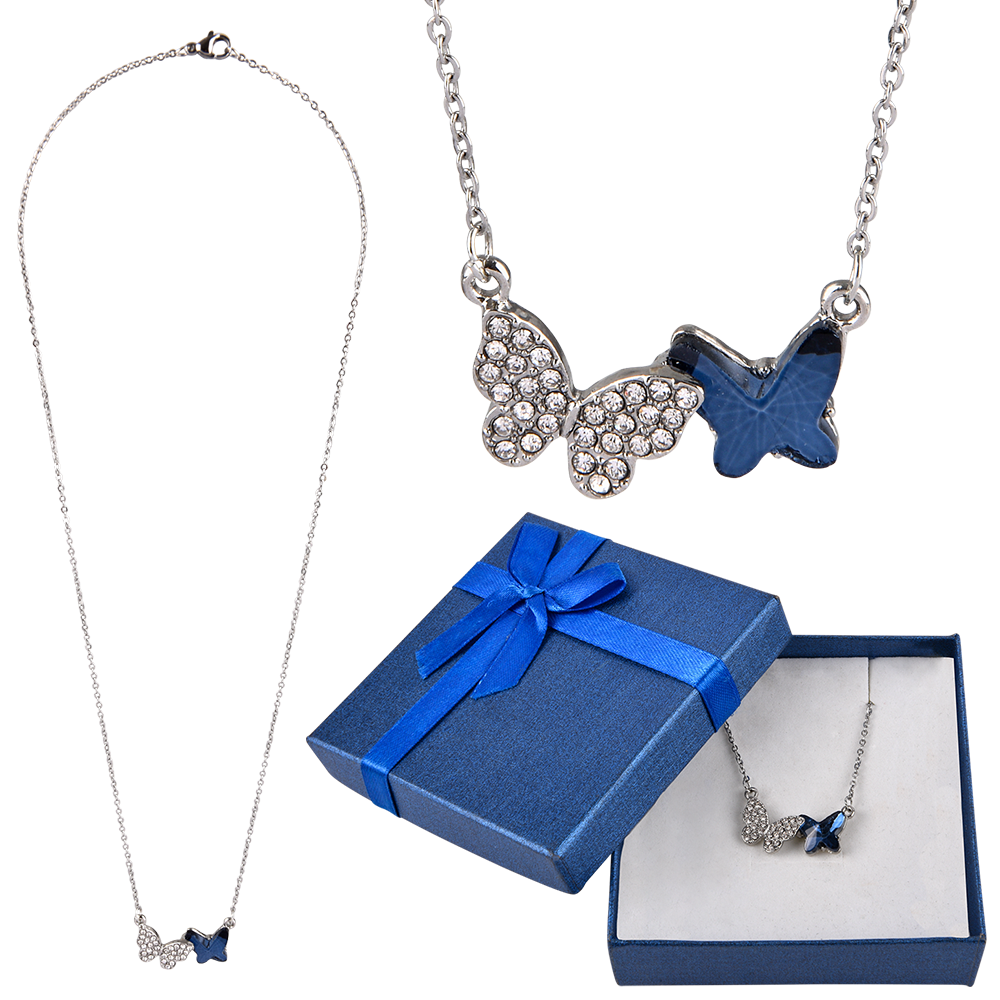 Twin Butterfly Necklace - 426