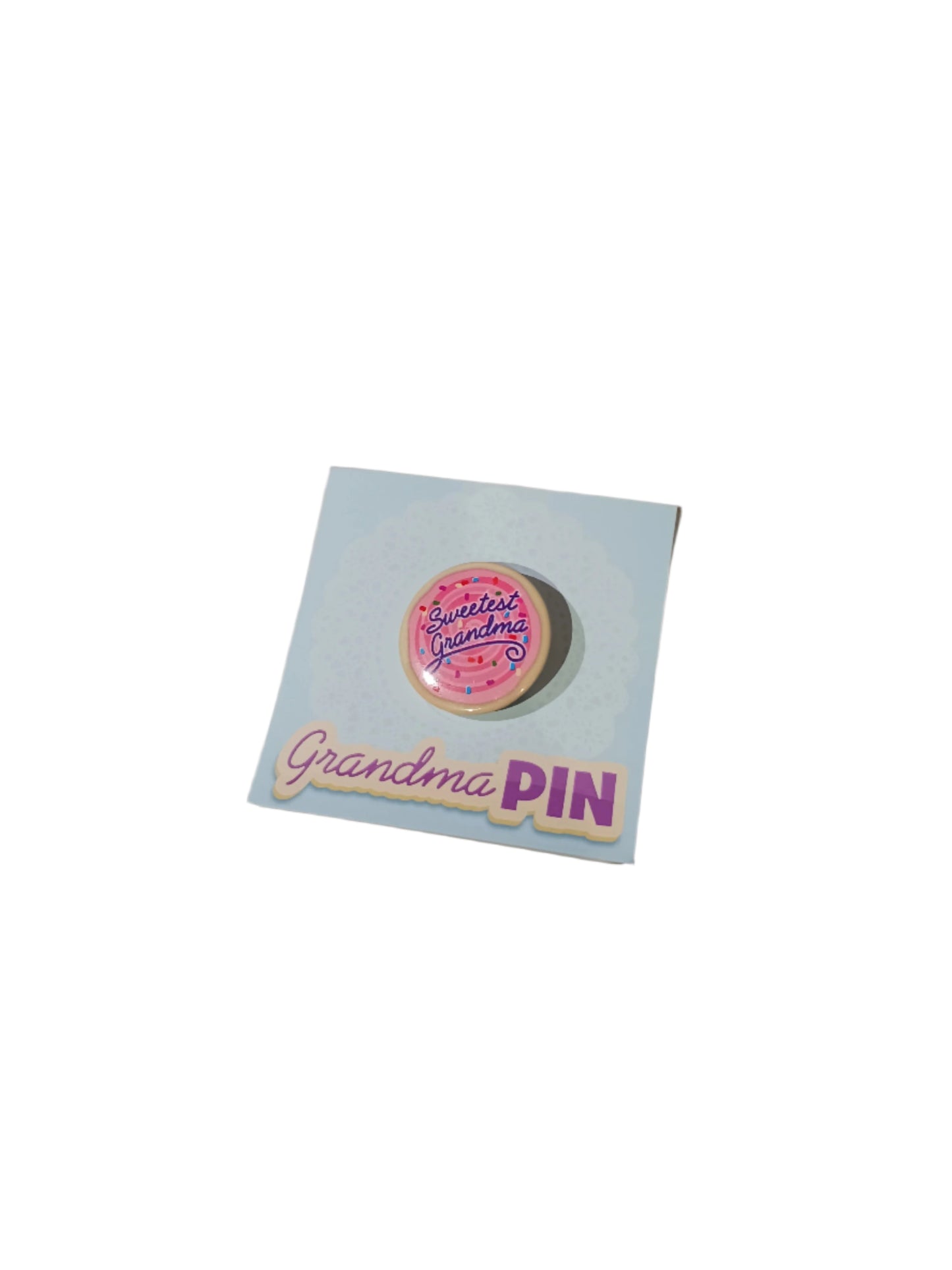 Grandma Pin on Card