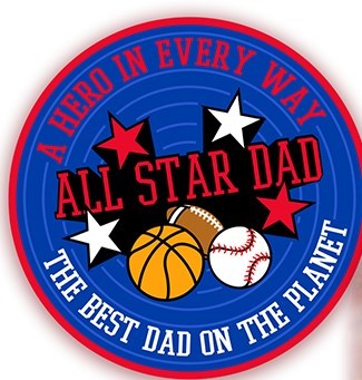 All Star Dad PVC Coaster - 479