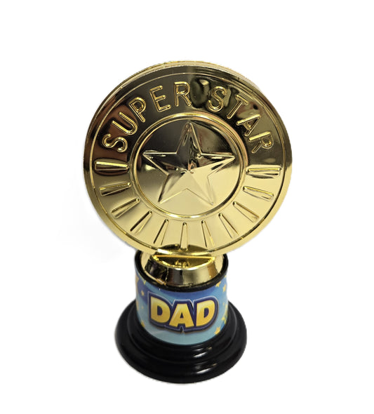 Dad Super Star Round Trophy - 281