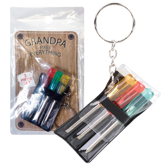 Grandpa Fixes Everything Tool Keychain - 285