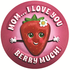 Mom Berry Round Magnet - 289