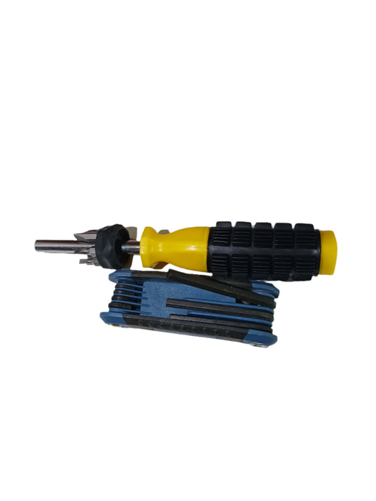 2 Pc Yellow and Blue Tool Kit