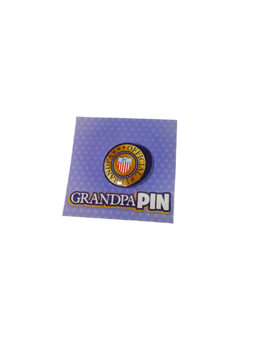 Grandpa Pin on Card