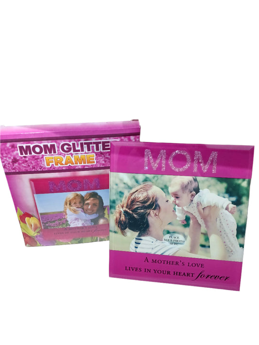 Mom Glitter Frame