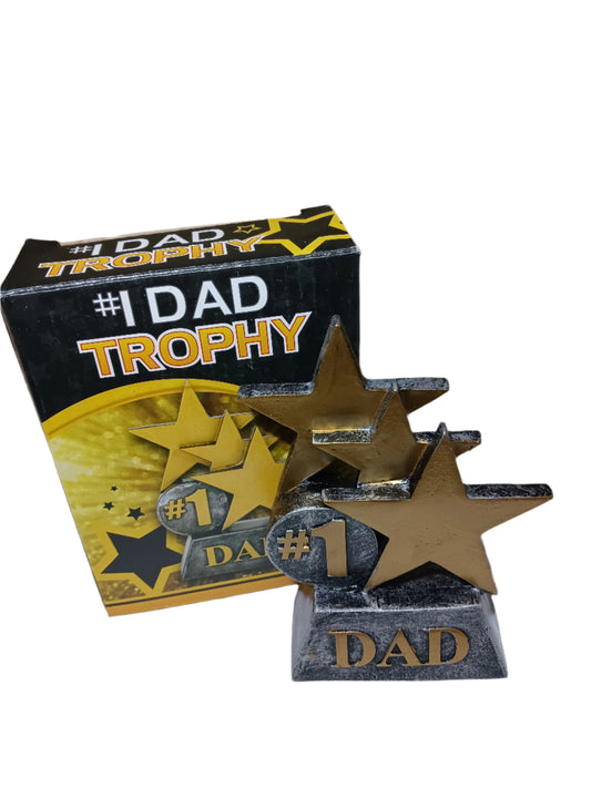 #1 Dad Stars Trophy