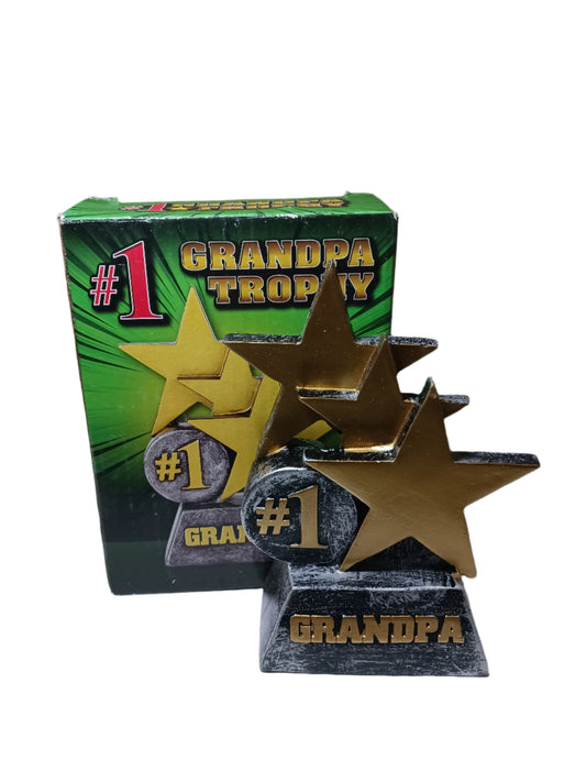 #1 Grandpa Star Trophy