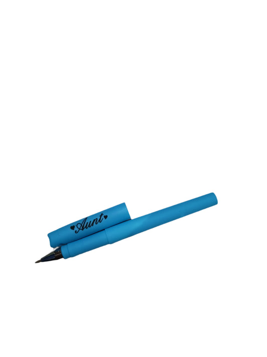 Aunt Light Blue Pen