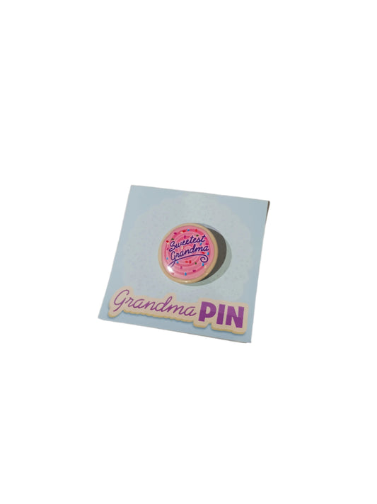 Grandma Pin on Card