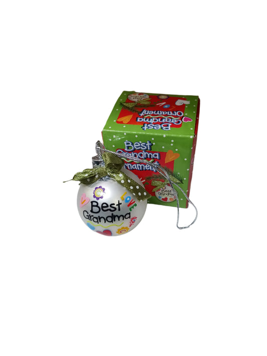 Best Grandma Small Ornament