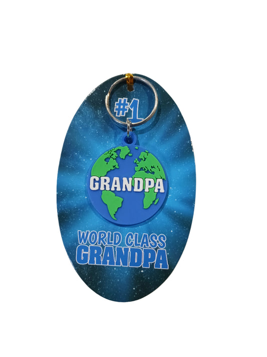 World Class Grandpa PVC Keychain-076