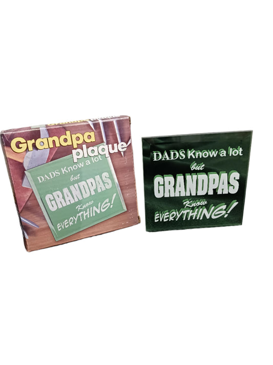 Grandpa Plaque