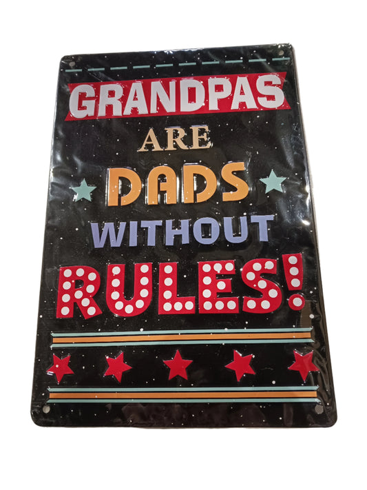 Grandpas Are Dads Sign
